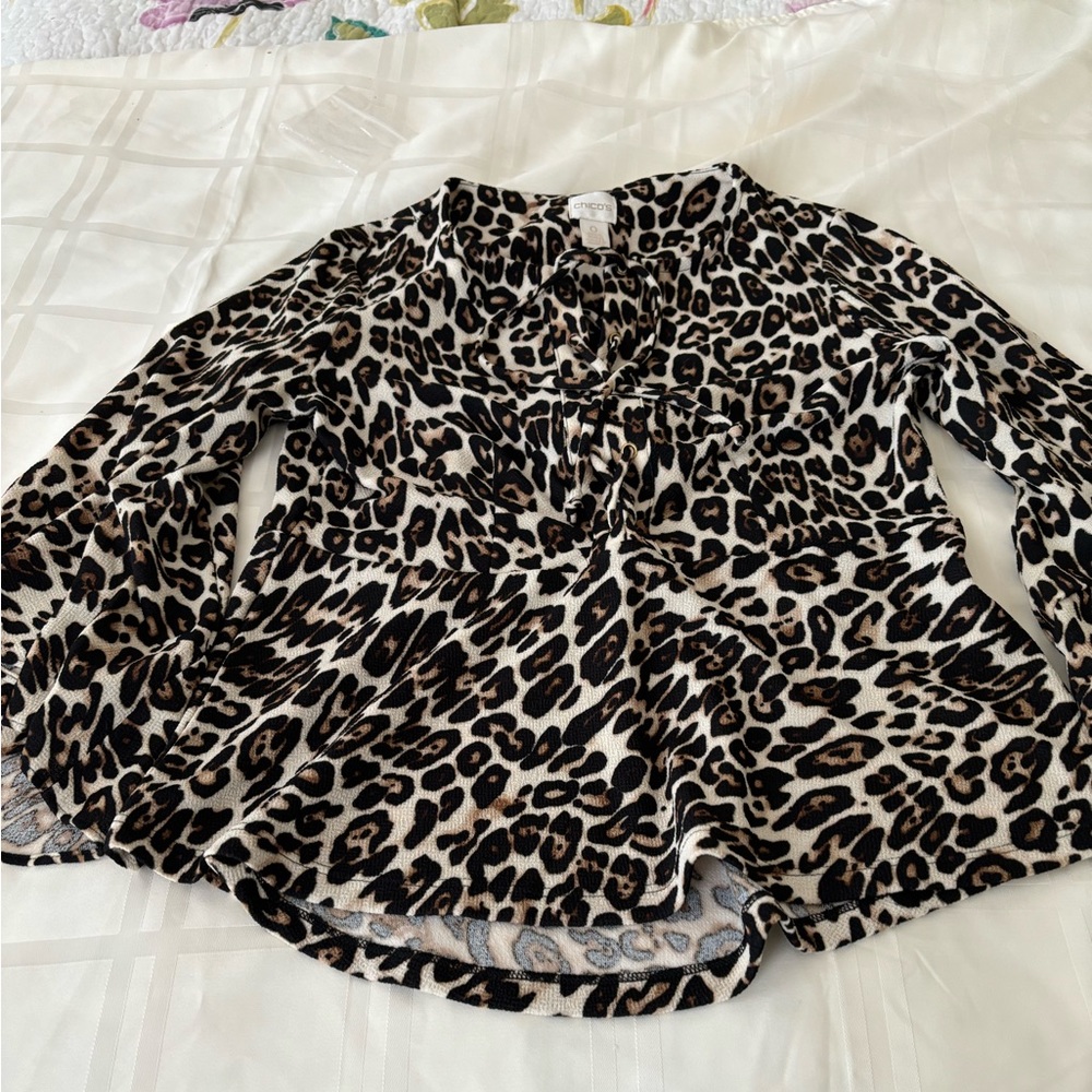 Chicos animal print top